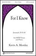 For I Know SATB choral sheet music cover